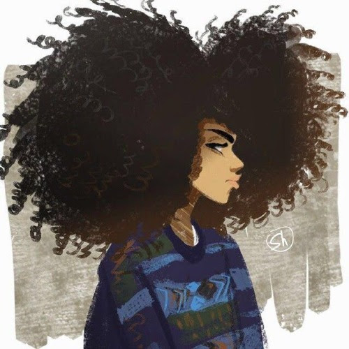 drawing Illustration hair girl Meus brazil swagger curly drawing Illustration hair girl Meus brazil swagger curly