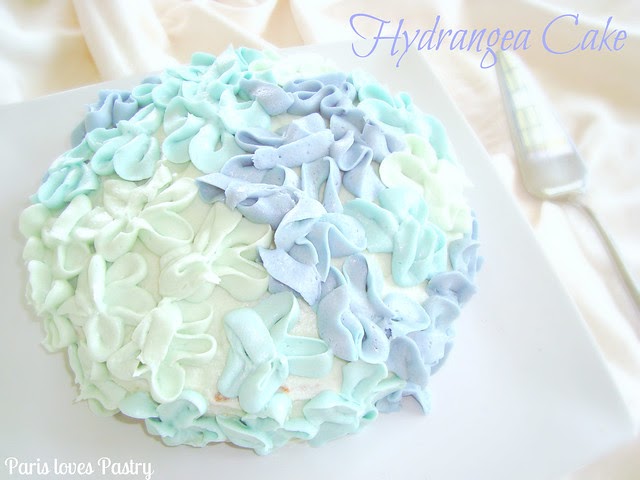 Paris Pastry Hydrangea Cake