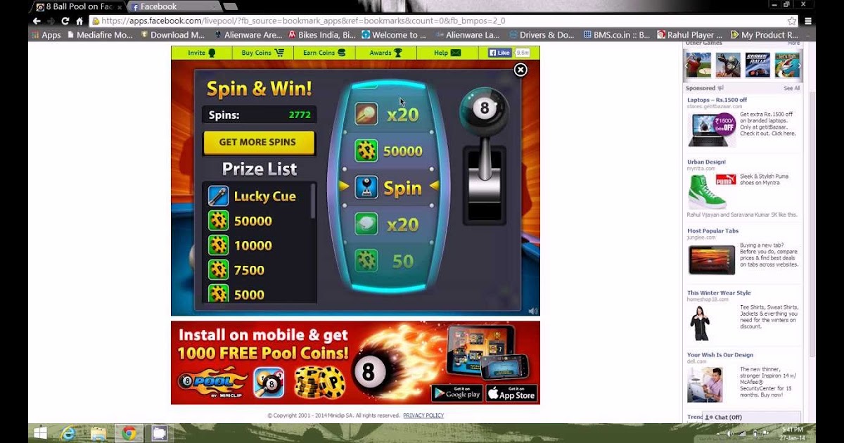Unlimited Cash and Coins Neruc.Icu/8ball Get Free Coins ...