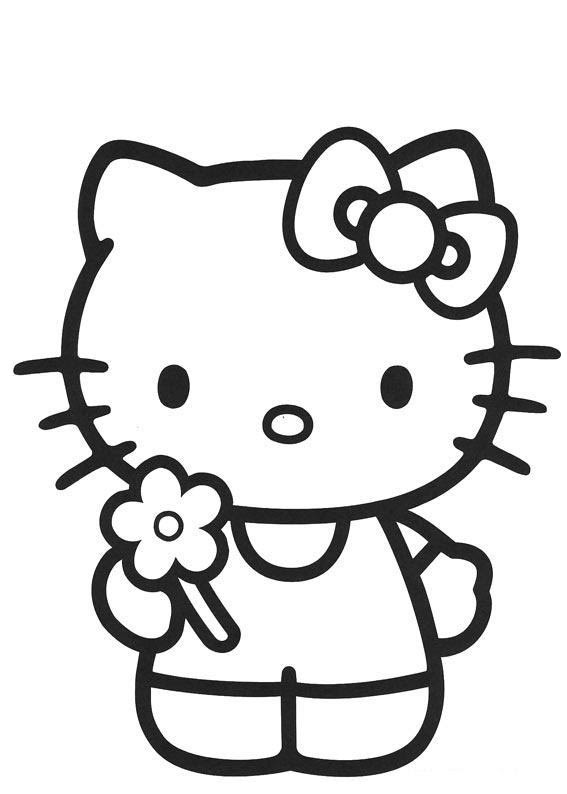 8600 Koleksi Gambar Hello Kitty Hitam Putih Gratis
