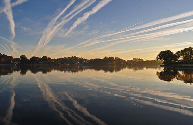 Jet Trail Morning (3)
