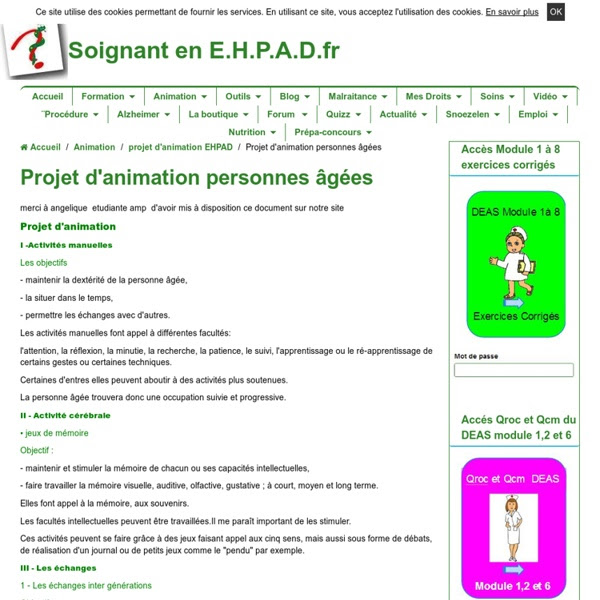 Exemple De Projet En Ehpad  Mika Put x