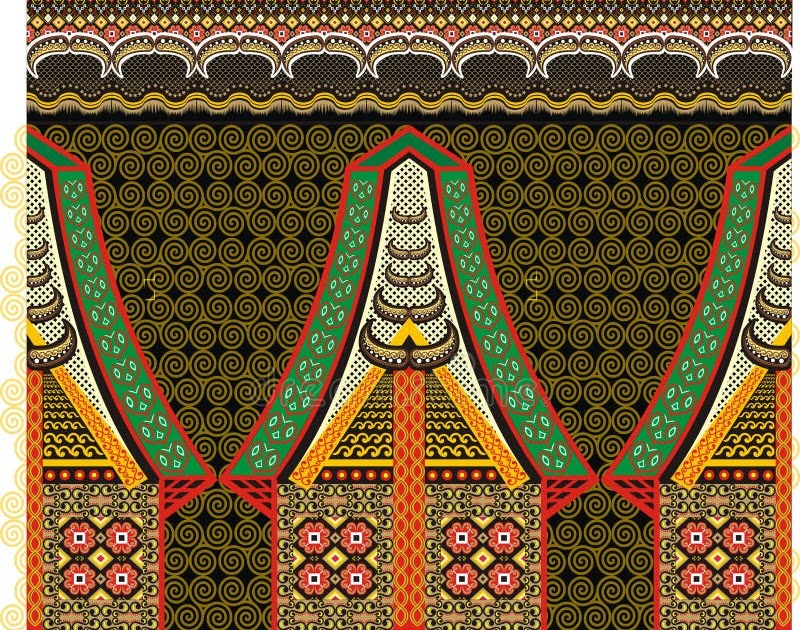 Gambar Motif Batik Vector - Contoh Motif Batik