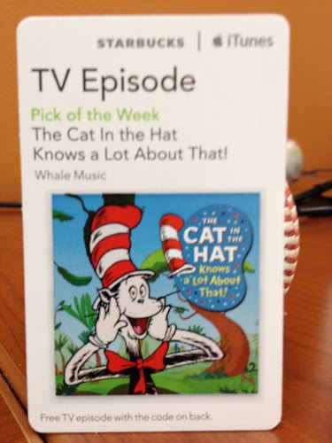 Starbucks iTunes Pick of the Week - 07/03/12 - The Cat In the Hat Knows a Lot About That!