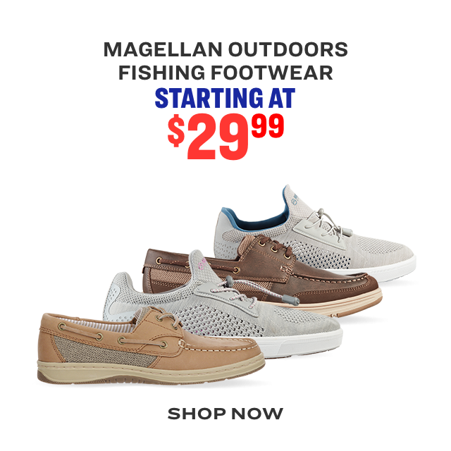 Magellan Outdoors Fishing Footwear Starting at $29.99