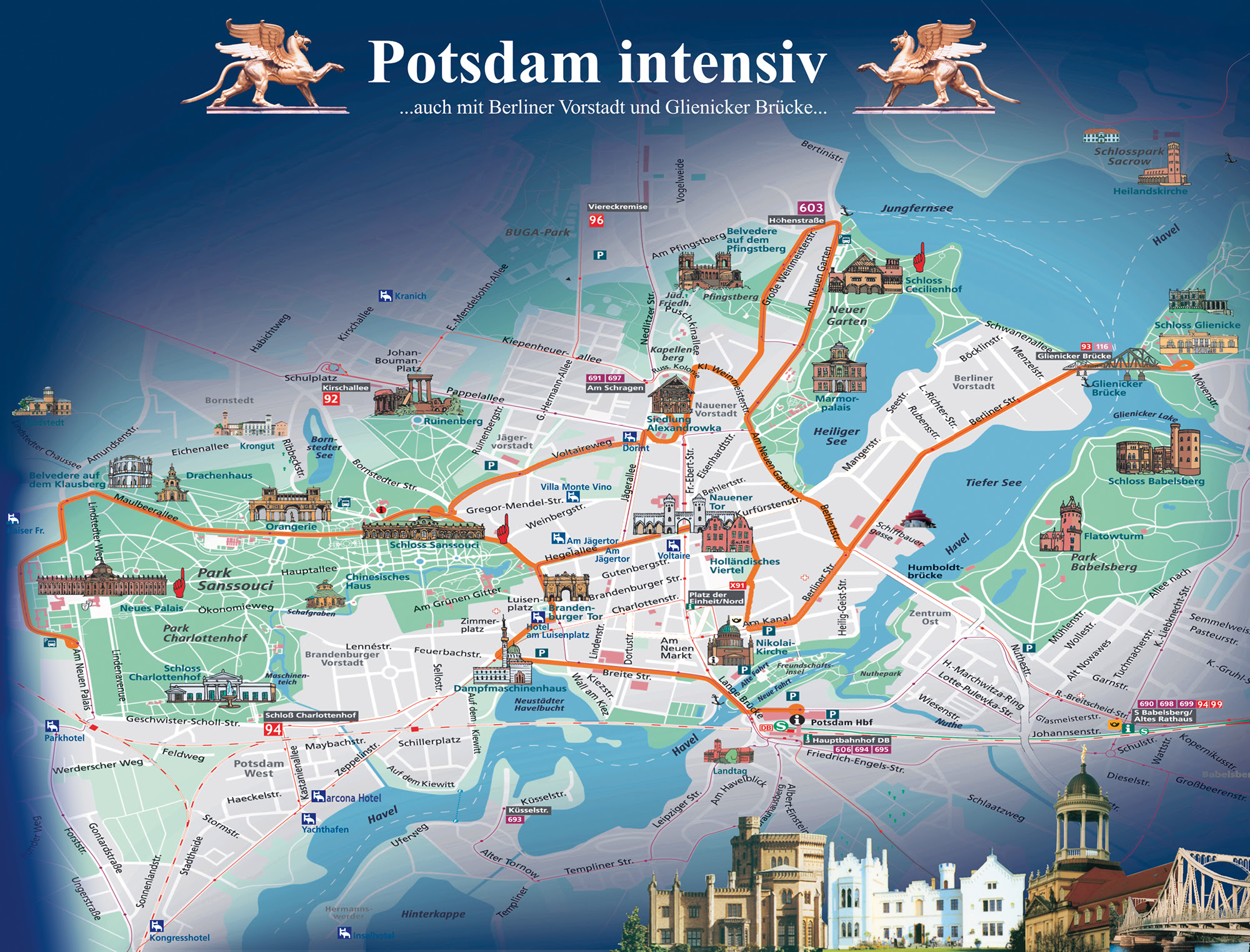 Potsdam Karte | Karte