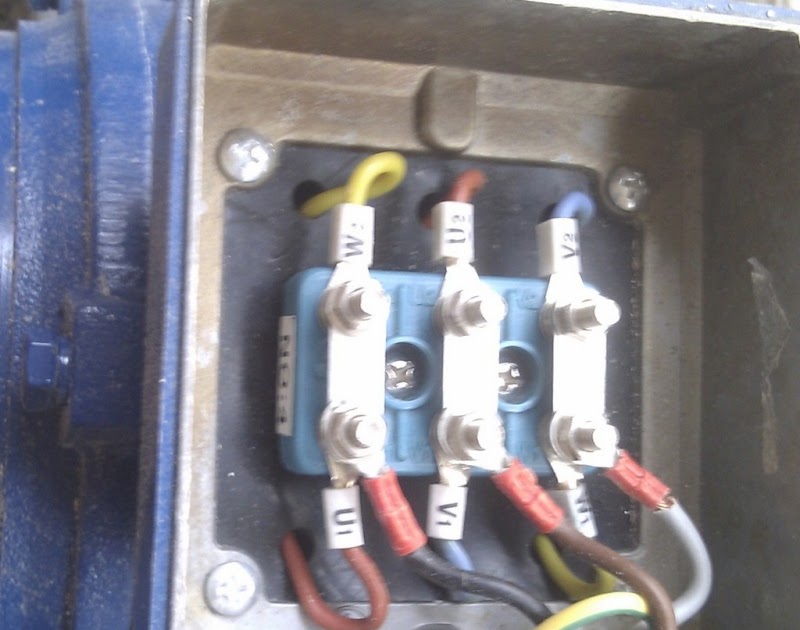 Branchement moteur 380v triphasé