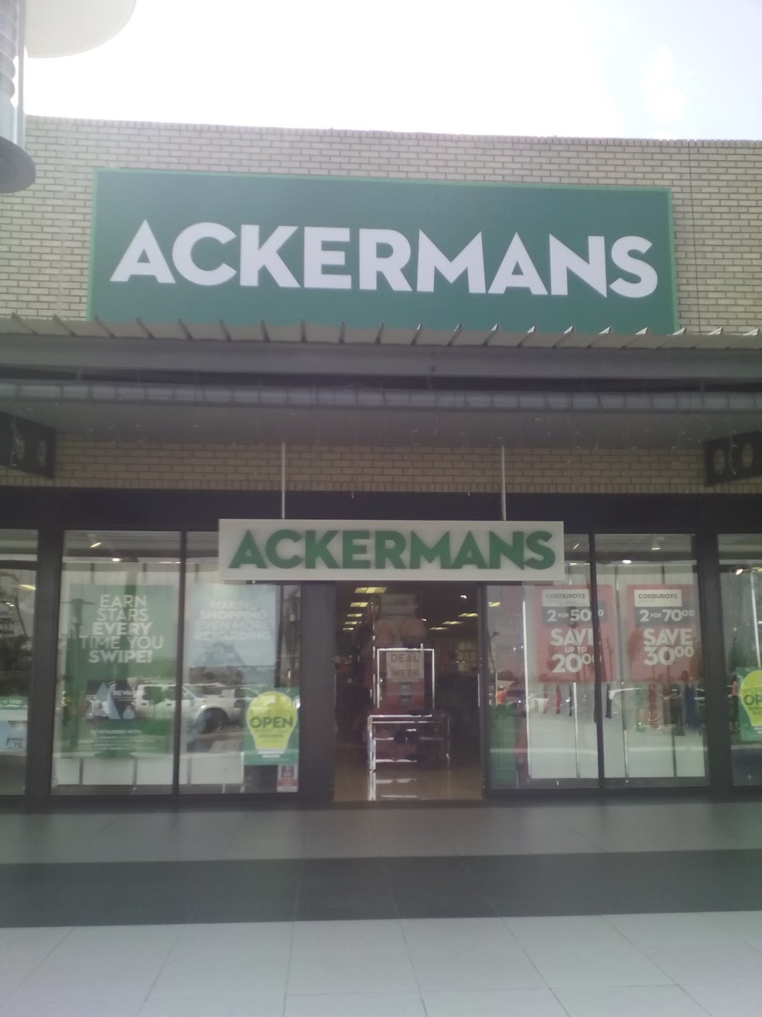Ackermans Boksburg Sunward Park Checkers
