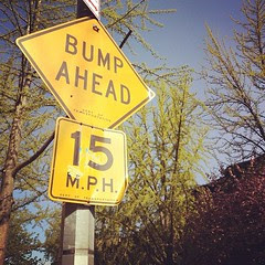 Bump ahead