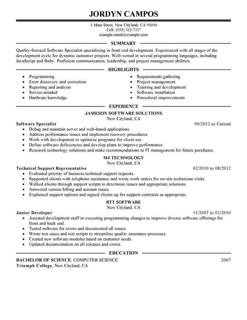 Ehr Implementation Specialist Resume