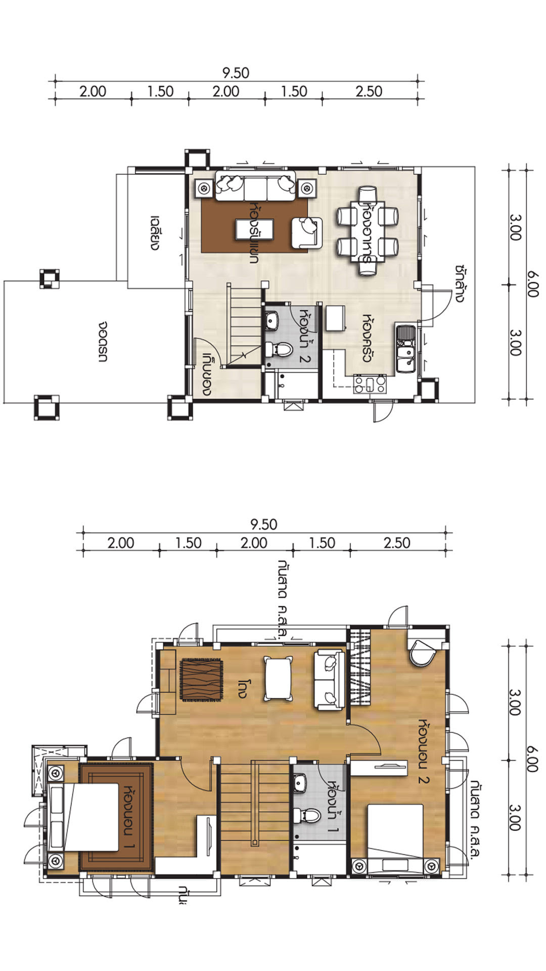 small-home-design-6x9-5m-with-2-bedrooms-house-plan-map