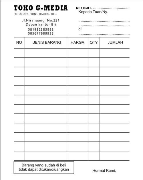 Contoh Invoice Tagihan Proyek Excel - Contoh Bikin Surat