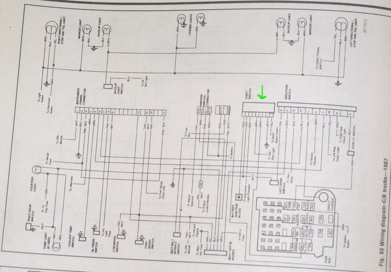 1985 Chevy K10 Fuse Box Diagram / 1982 Chevy K10 Fuse Box Diagram