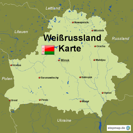 Online Map Weissrussland Karte