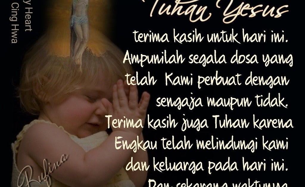Renungan Malam Kristen Sebelum Tidur Hari Ini Blog Yuri