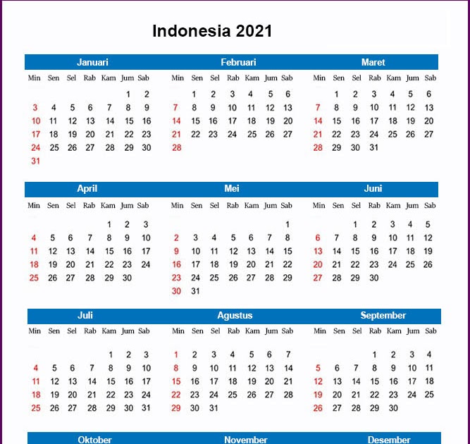 Kalender September 2021 Dan Hari Libur | kalender jun 2021