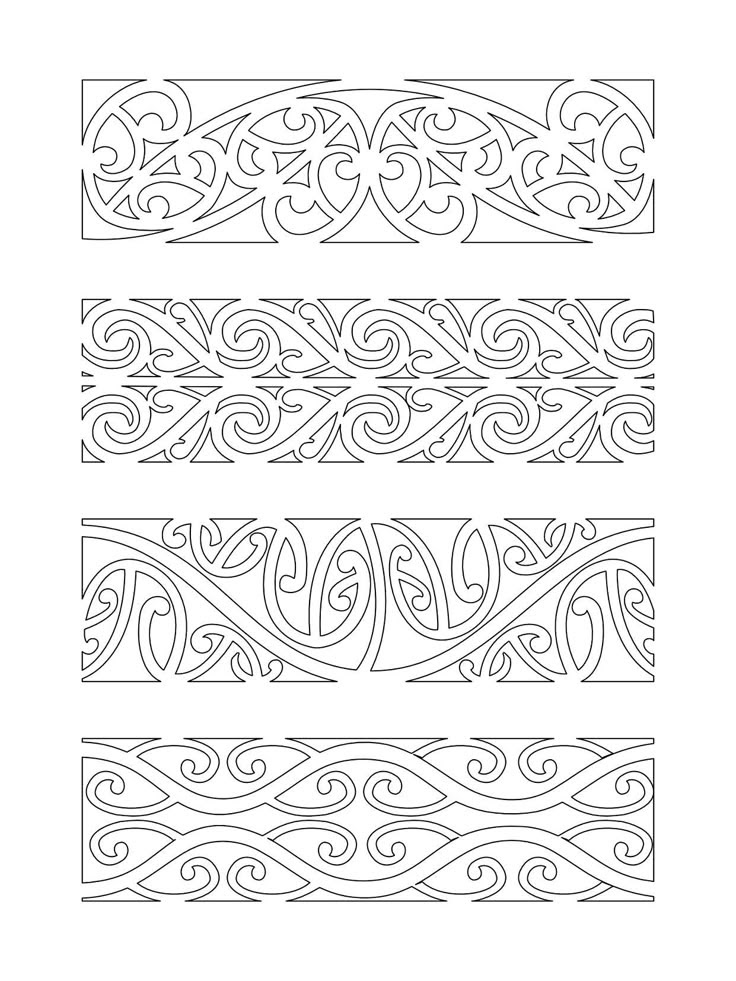 hawaiian Designs And Patterns | Maori Designs Kowhaiwhai Patterns Hawaii Dermatology
