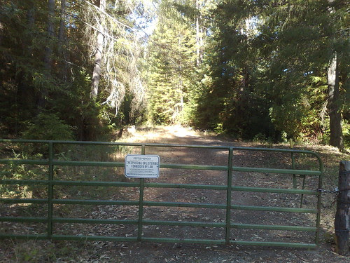 entering onto SC water company part of the railroad grade