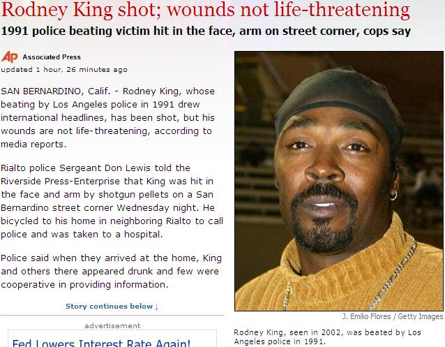 Rodney King was beated? Rodney King was beated?