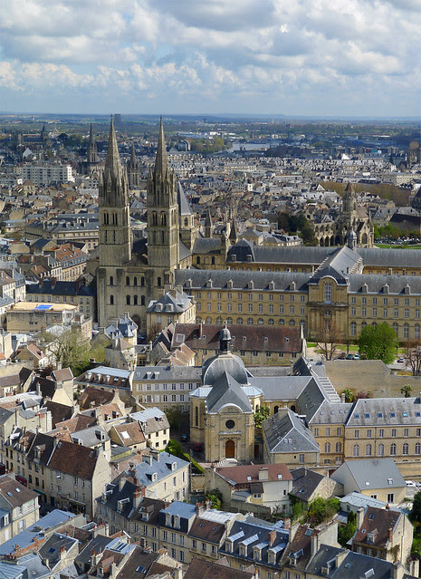 Les clochers de Caen (Calvados-FR)