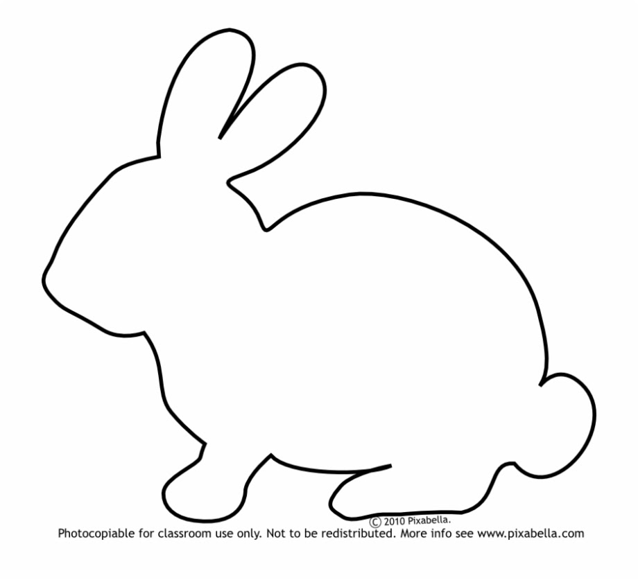 Simple Easter Bunny Clipart Black And White : Free Easter Bunny Clip ...
