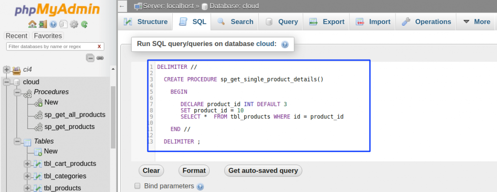 How To Call Stored Procedure