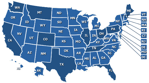 Maps: Usa Map Not Labeled