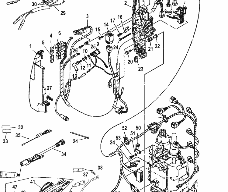 115 Mercury Outboard Wiring Diagram : Mercury Outboard Wiring diagrams