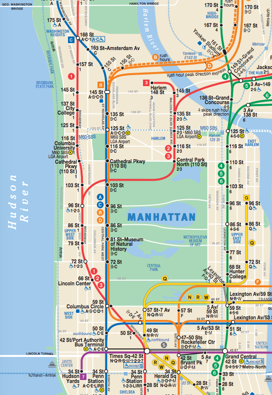 Penn Station Subway Map 