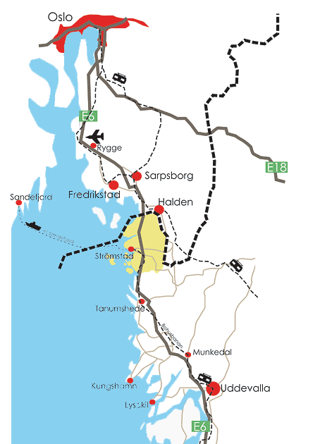 Strömstad Karta | Karta Mellersta