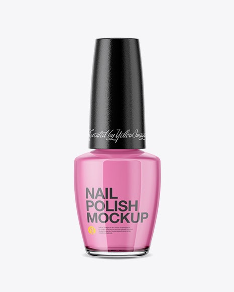 Download Nail Polish Bottle Psd Mockup PSD Mockup Templates