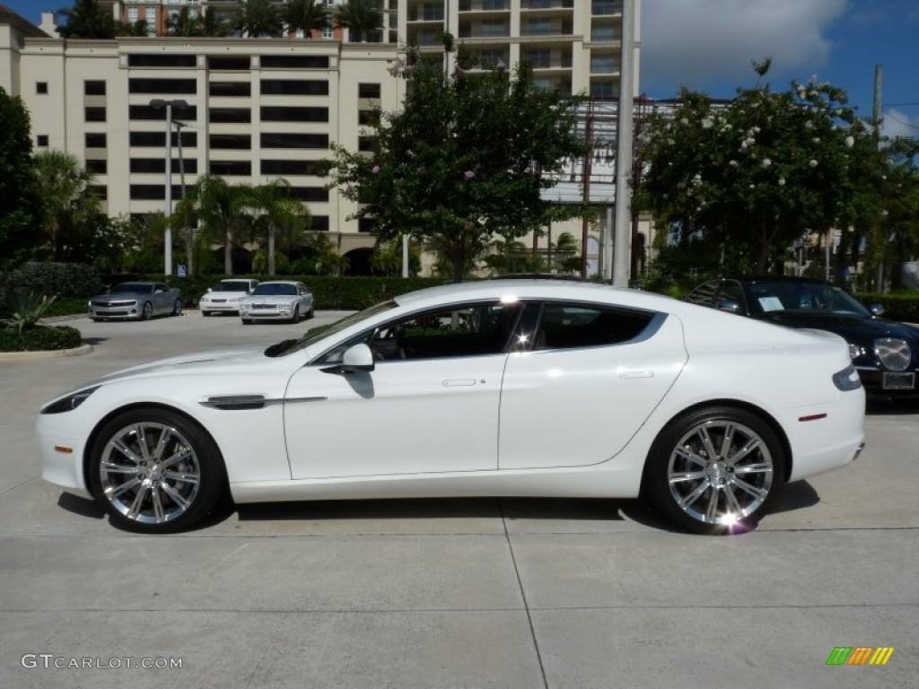 White Aston Martin Rapide Aston Martine