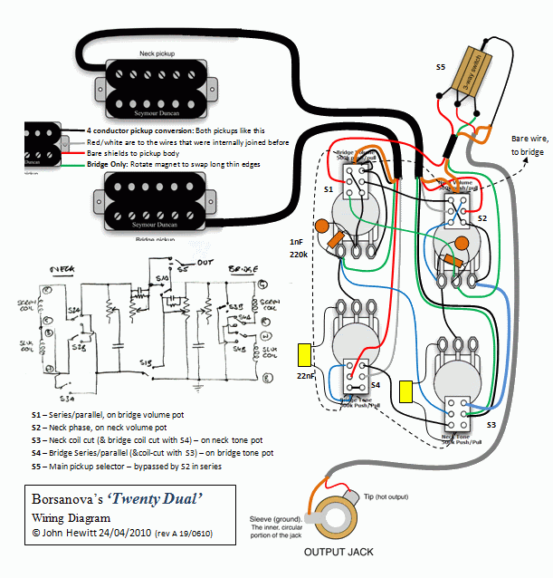 Guitar Wiring 1 Humbucker 1 Volume