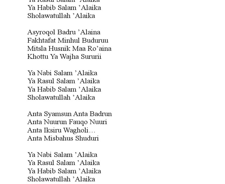 Lirik Lagu Ya Robbi Antal Hadi Az Zahir Polixio