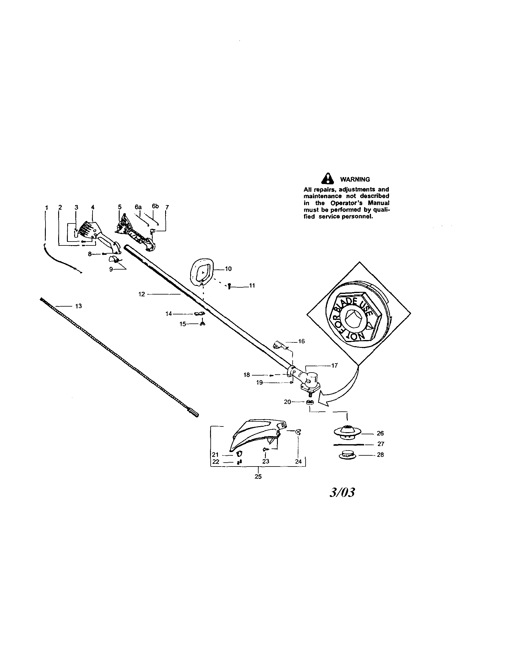 Craftsman 32cc weedwacker parts diagram