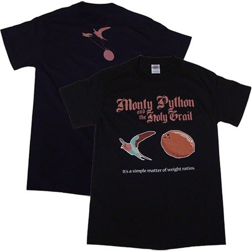 monty python coconut shirt