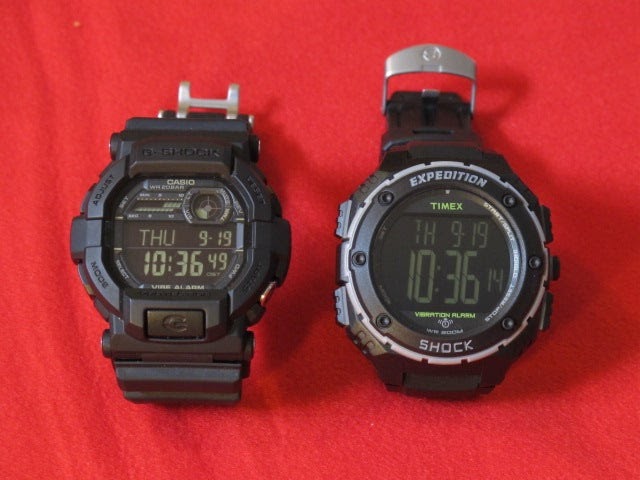 casio vs timex vs seiko