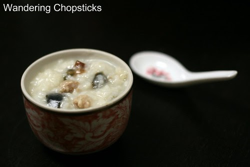 Chao  Congee  Jook Thit Heo Bam Hot Vit Bac Thao (Vietnamese  Chinese Rice Porridge with Ground Pork and Preserved Duck Egg) 1