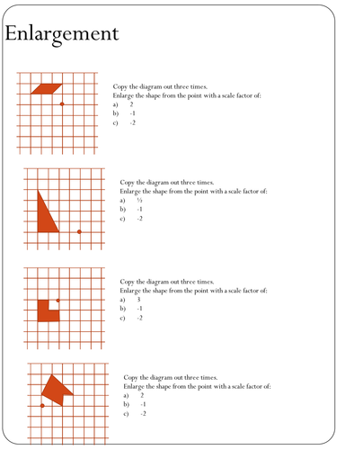 scale drawing worksheets 6th grade