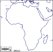 Africa Physical Map Blank | Map Of Africa