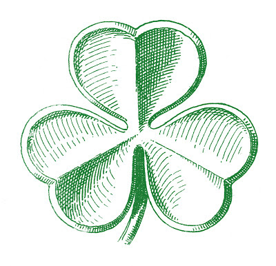 Public Domain Clip Art - Shamrocks - St. Patrick's Day