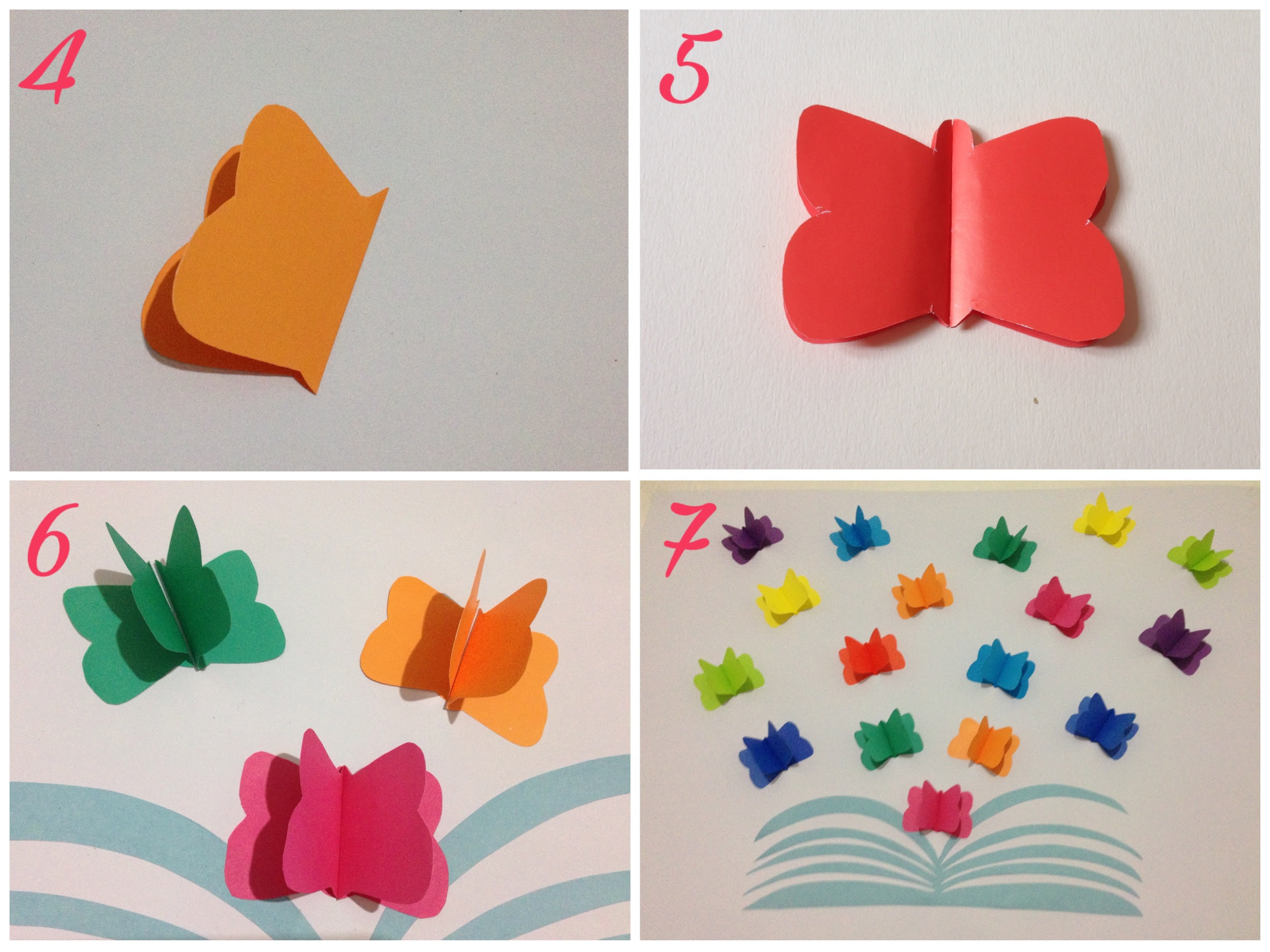 Thedarlingbakers: Hiasan Dinding Cara Membuat Kupu Kupu Dari Kertas Origami