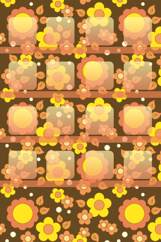 上iphone 壁紙 レトロ かわいい 花の画像