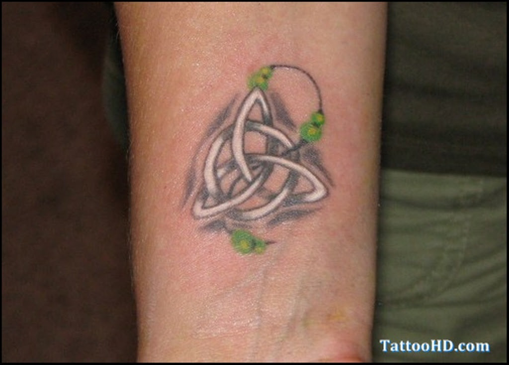 Small Celtic Cross Wrist Tattoos