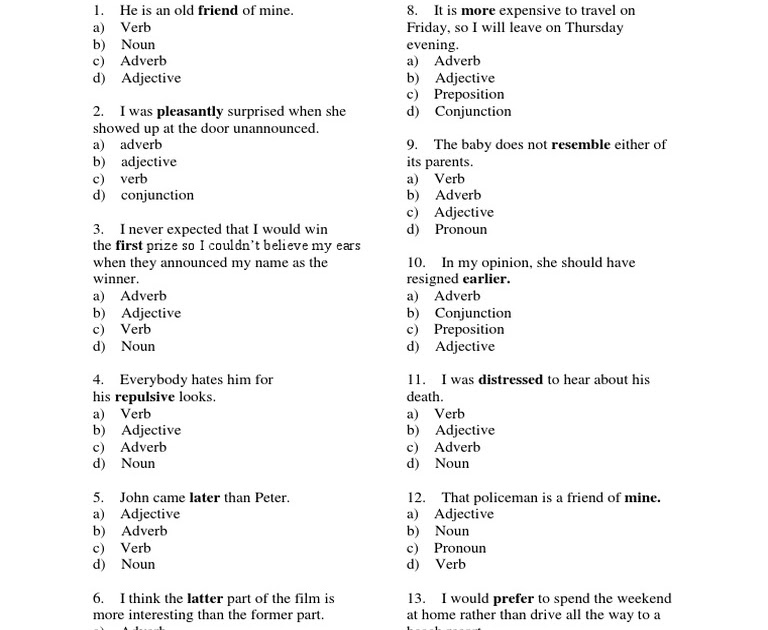 Soal Noun Phrase Kelas 10 Pikiran Soal