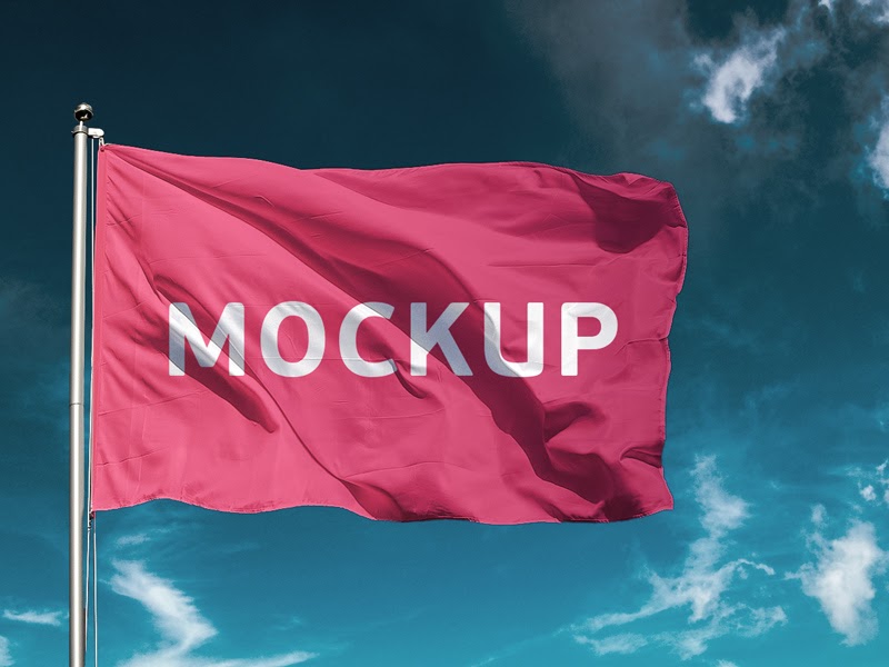 Download 3 Free Desk Flag Mock Ups In Psd