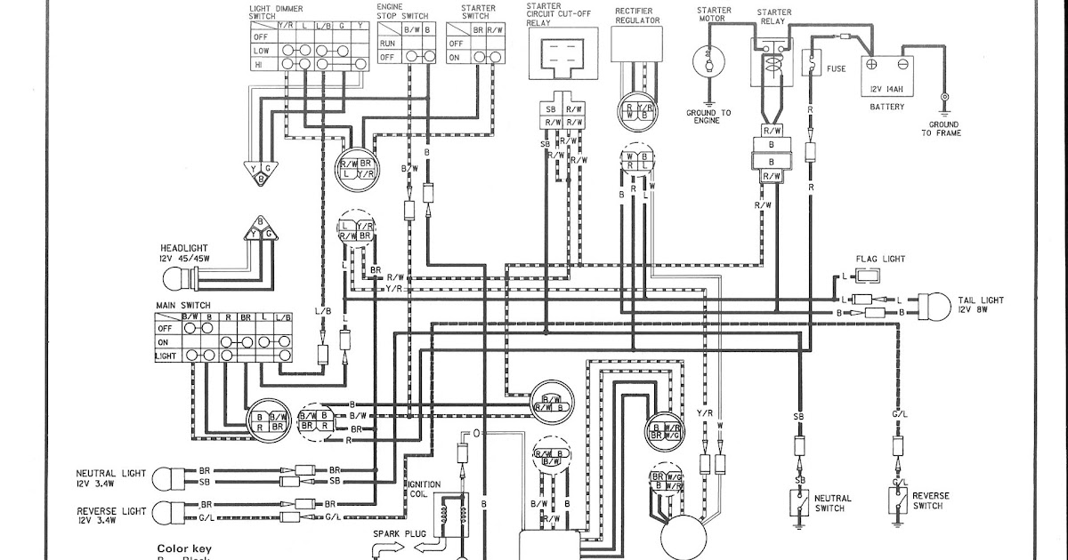 Yamaha Ytx 125 Wiring Diagram - Earthician