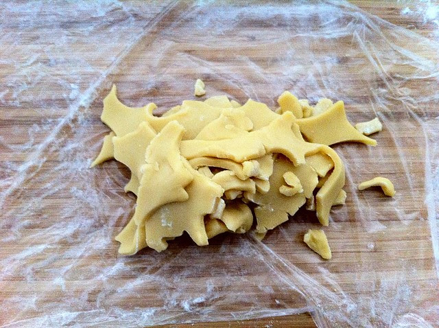 Piled Cookie Dough Scraps