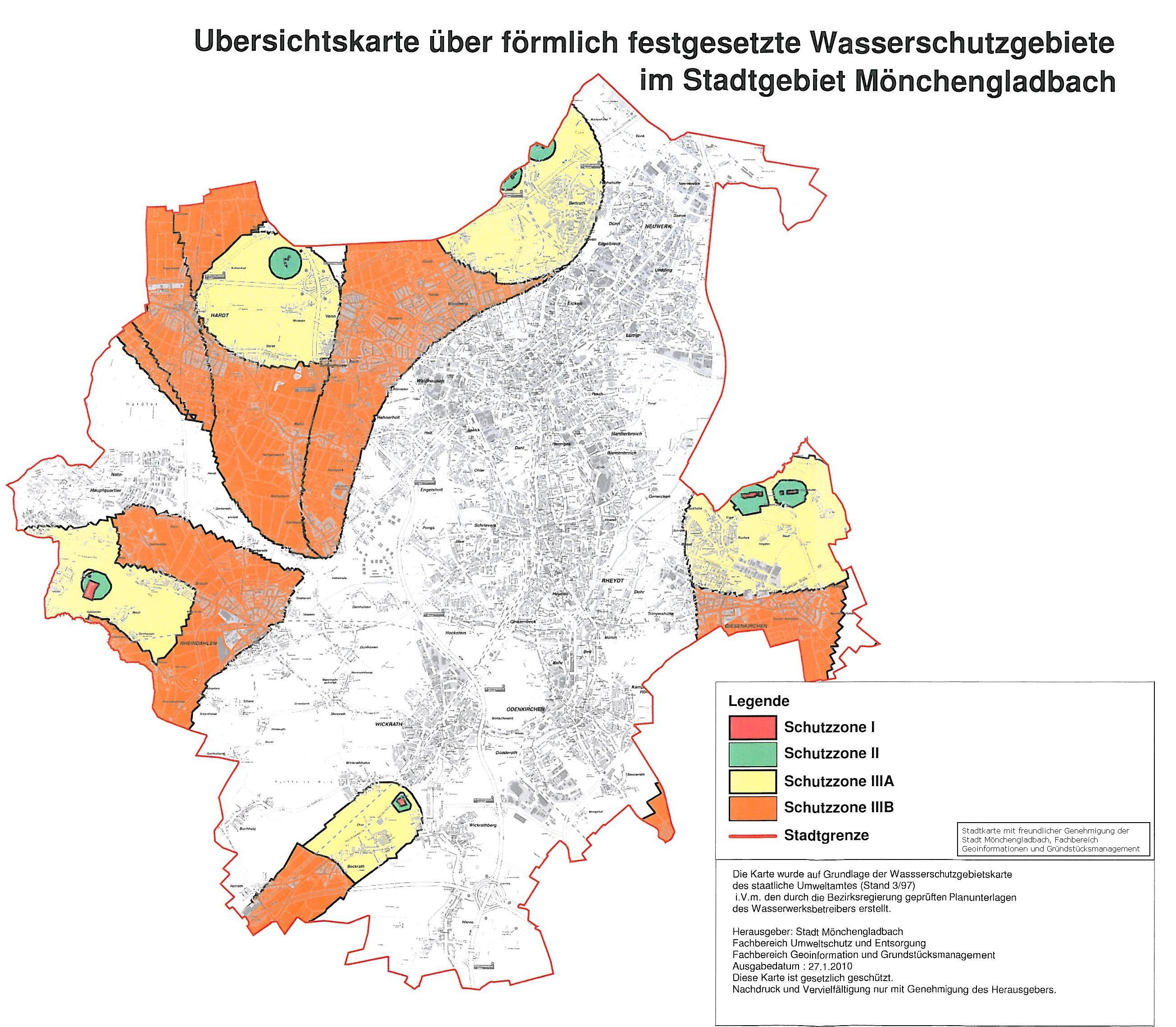 Mnchengladbach Karte