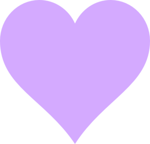 Light Purple Heart Clip Art at Clker.com - vector clip art ...